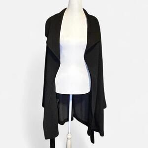 NWT Banana Republic Dark Gray Open Front Coat Size Medium